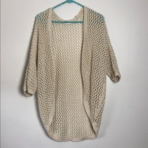 Garage Cable Knit Loose Cardigan